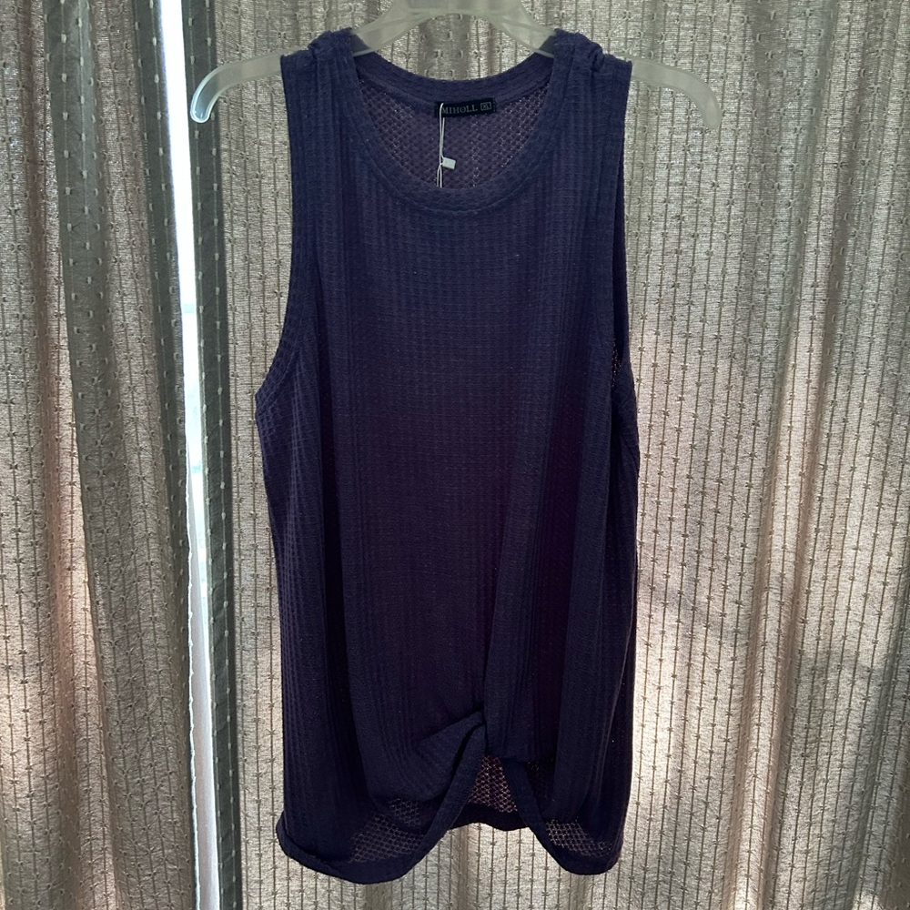 Sleeveless Waffle Top